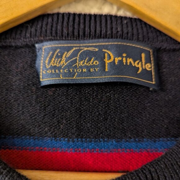 100% Pure Wool Vintage Pringle x Nick Faldo Oversized Sweater Made in Scotland - Picture 6 of 10